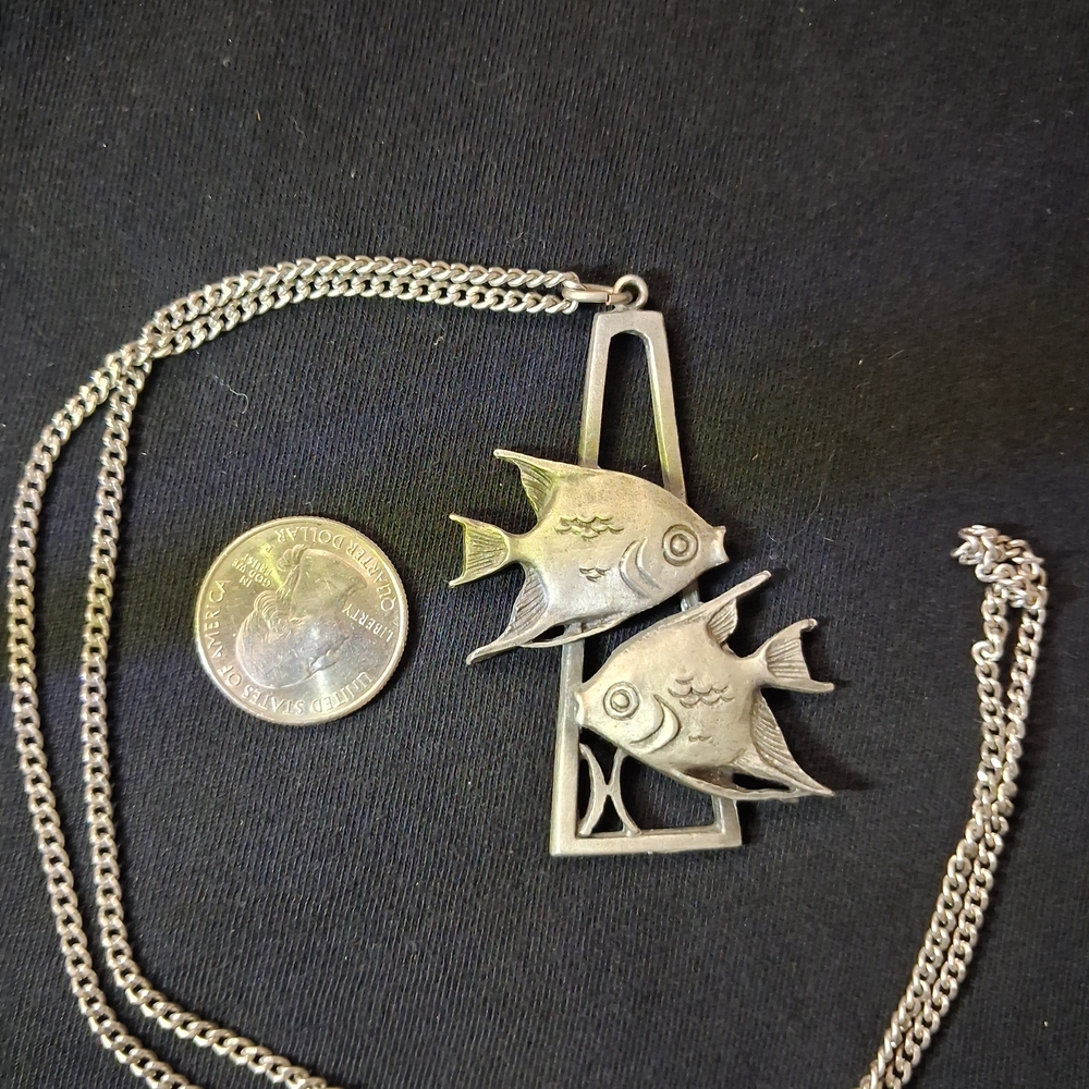 Pisces Fish Pendant Necklace